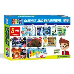 PEQUEÑAS TRAVESURAS - Set de Ciencia 8 en 1 Experimentos para Niños