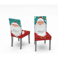 GENERICO - Funda Navideña Para Silla Pack x6 MODELO AL AZAR