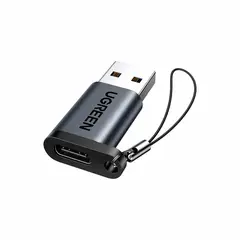UGREEN - Adaptador USB-A 3.0 Macho a USB-C hembra Negro US276 (35000)