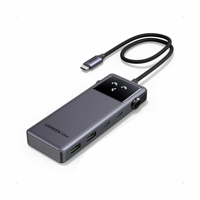 Adaptador 6-en-1 1xHDMI 2xUSB-C 2xUSB-A 1xUSB-C PC100W 35998