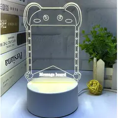 GENERICO - LAMPARA 3D TABLERO DE MENSAJES - PARA PILAS Y CABLE USB - KOALA