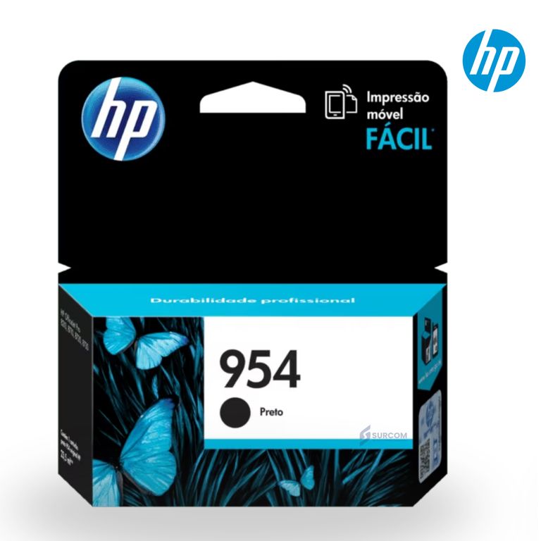 Cartucho De Tinta Original 954 Black L0S59AL Para OfficeJet Pro 7740
