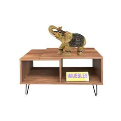 GENERICO - Mesa de Centro de Sala. Mesa con patas metalicas.