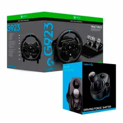 LOGITECH - Timon G923 Driving Force + Palanca De Cambios