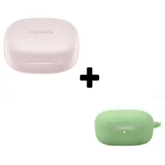 XIAOMI - Redmi Buds 6 Play Rosado + Funda de Silicona Verde