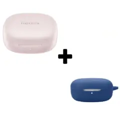 XIAOMI - Redmi Buds 6 Play Rosado + Funda de Silicona Azul