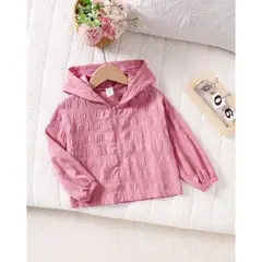 GENERICO - Chaqueta de sudadera suelta de color liso casua