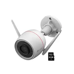 EZVIZ - Cámara Wifi Exterior H3C 5MP 3K IP67 Noche Color MicroSD 64GB