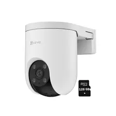 EZVIZ - Cámara Wifi H8C PRO 5MP Giratoria 360 Smart + Micro SD 128GB