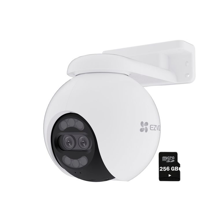 Cámara Wifi Smart H80X Dual 4K + 2MP Lente Exterior + SD 256GB