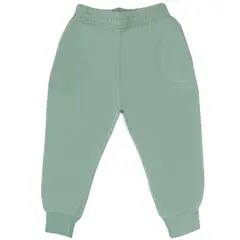 GENERICO - Pantalon Bebé Jogger - French Terry - Verde C V2