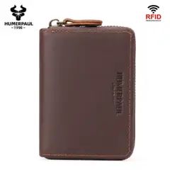 GENERICO - Billetera HUMERPAUL VINTAGE de cuero genuino vacuno