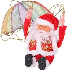 GENERICO - Juguete Musical de Papá Noel Paracaidista