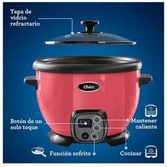 OSTER - Olla Arrocera Multiusos 18L con función de aderezo CKSTRC8029M