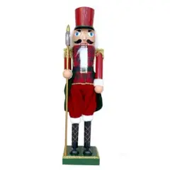 GENERICO - Cascanueces Grande Soldado de Navidad 80cm con Hacha