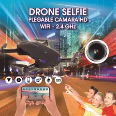 GENERICO - DRONE SELFIE PLEGABLE Cámara HD WiFi