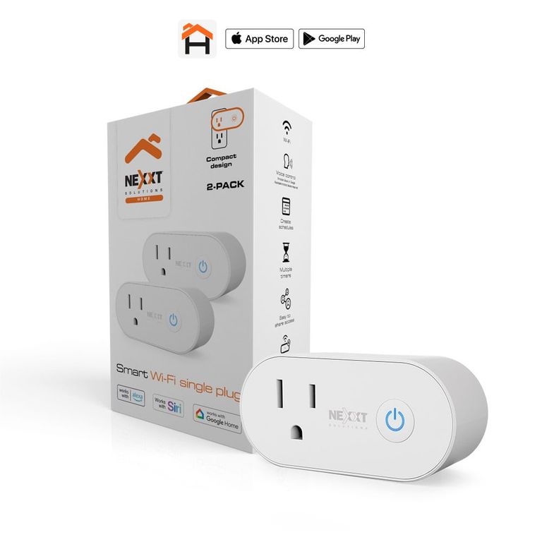 Tomacorrientes Nexxt Nhp-s611 2pk Wi-fi Control Voz