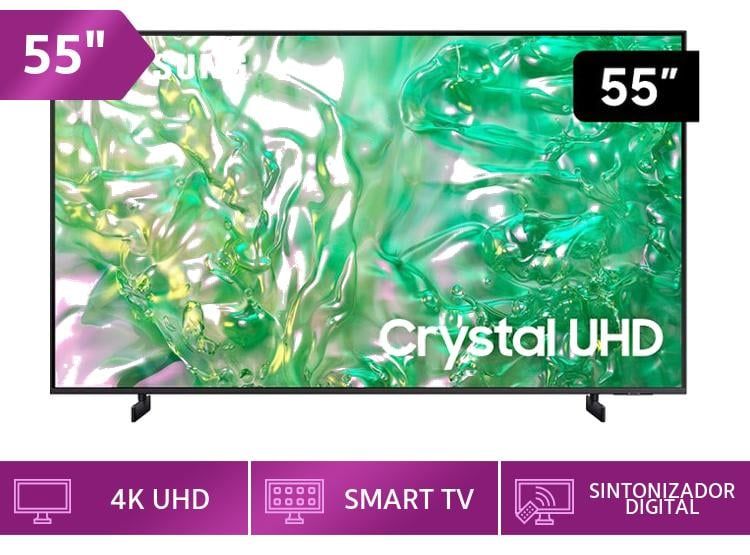 Televisor 55" Crystal UHD DU8000 4K Tizen OS Smart 2024