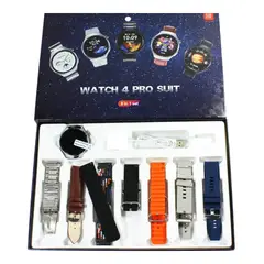 GENERICO - Reloj Smartwatch 4 Pro Suit 7 en 1 - Plateado