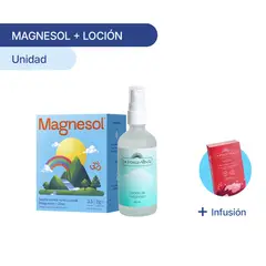 MAGNESOL - Clásico Caja 33 sobres + Loción de Magnesio