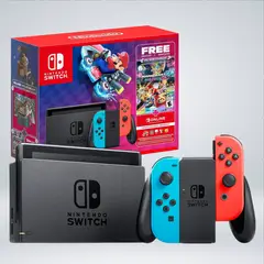 NINTENDO - SWITCH NEON - MARIO KART 8 DELUXE 3 MESES