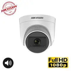 Hikvision - Cámara Domo FULLHD 1080p con AUDIO IR 20m
