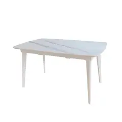 GENERICO - Mesa de mármol premium 130 x 80 x 74 cm