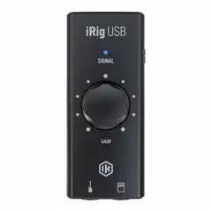 IK MULTIMEDIA - Interfaz de guitarra - - IP-IRIG-USB-IN -Negro