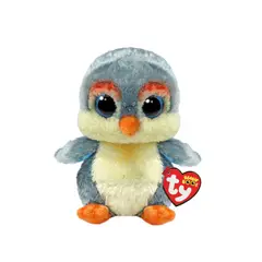 TY - PELUCHE BEANIE BOOS  FISHER PENGUIN GRAY REGULAR