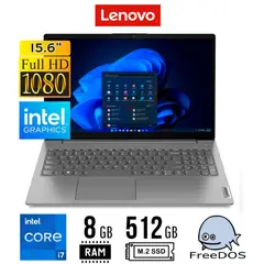 LENOVO - LAPTOP V15 156 FHDi7-1355U 8GB 512GB SSD FreeDOS