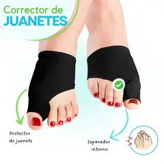 FISIO CARE TU BIENESTAR PRIMERO - Corrector de juanetes negro talla M - unisex