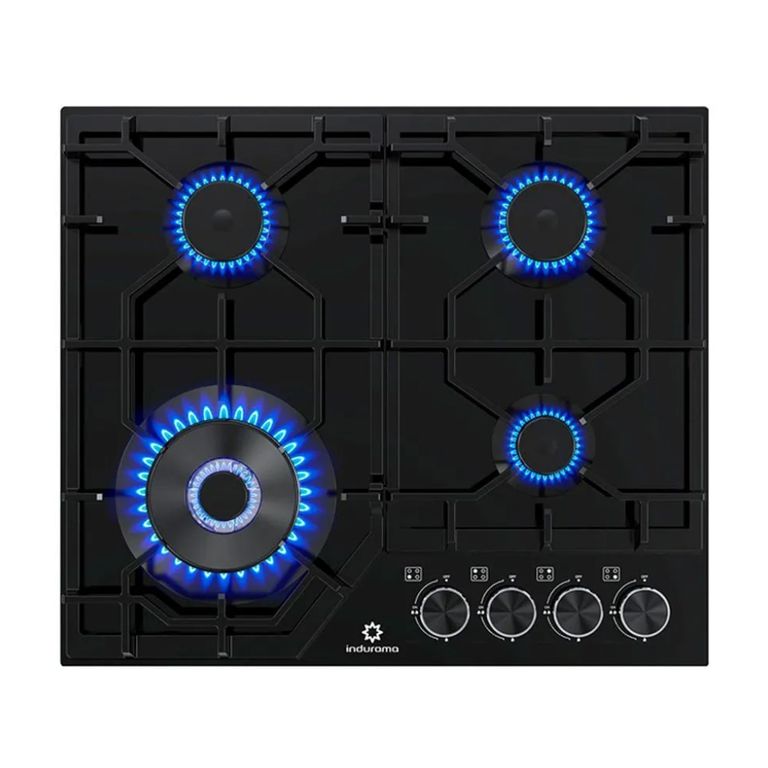 Encimera a Gas 50cm EGASI-604CGNE Negro.