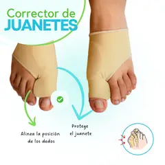 FISIO CARE TU BIENESTAR PRIMERO - Corrector de juanetes beige talla L - unisex