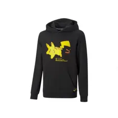 PUMA - Pokemon Polera con Capucha Pikachu Talla M Niños