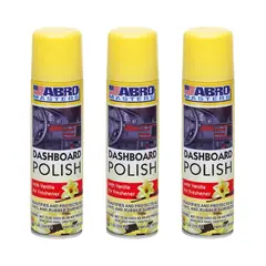 ABRO - Silicona para Tableros Vainilla DP-633 - 220mL Pack x 3