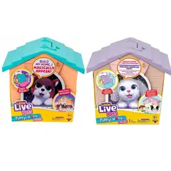 LITTLE LIVE PETS - Playset Perritos Sorpresa Con Casa Armable