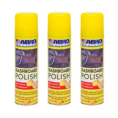 ABRO - Silicona para Tableros Limón DP-633 - 220mL Pack x 3