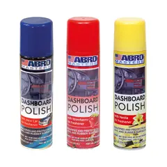 ABRO - Silicona para Tableros Aromas Surtidos - 220mL Pack x 3