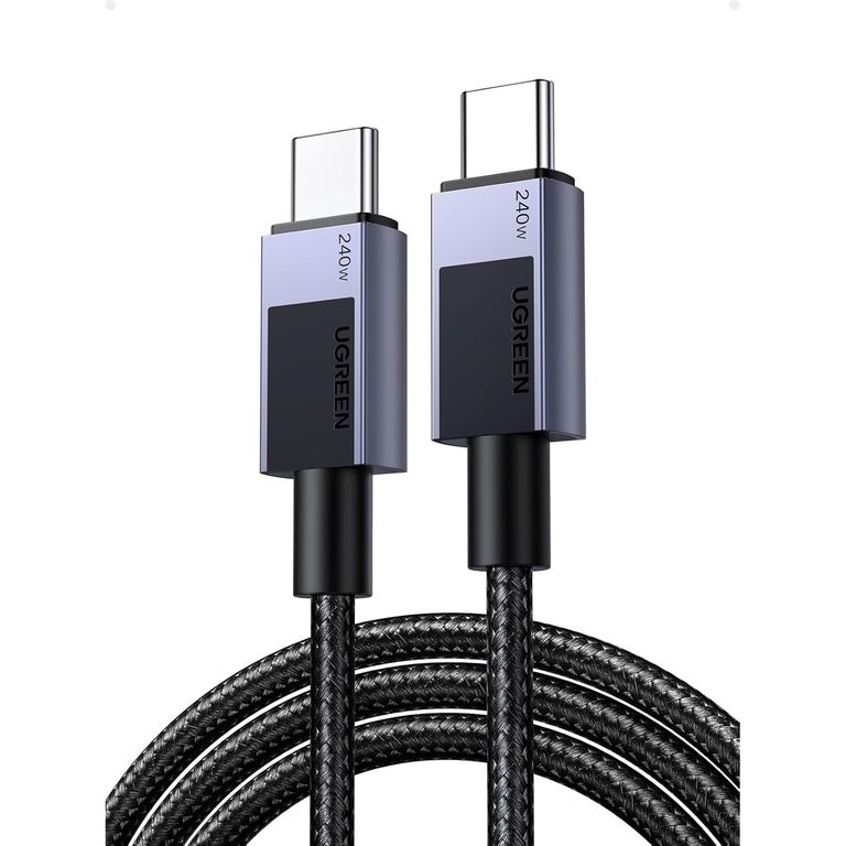 Cable de Carga Rapida USB-C a USB-C 240W 1M Trenzado L513 45067