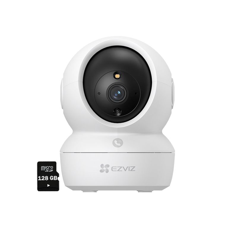 Cámara Wifi H6C PRO 3MP Gira 360 Llamada app + Micro SD 128Gb