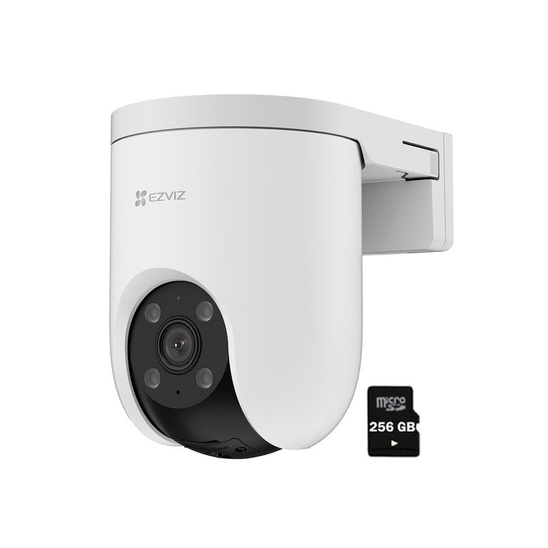Cámara Seguridad H8C 3MP PoE Gira 360 IP65 Noche Color SD 256GB
