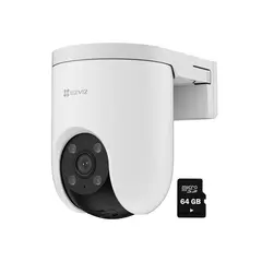 EZVIZ - Cámara Wifi H8C PRO 5MP Giratoria 360 Smart + Micro SD 64GB