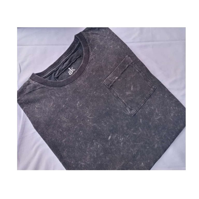 Polo Básico para Hombre Jaspeado Gris