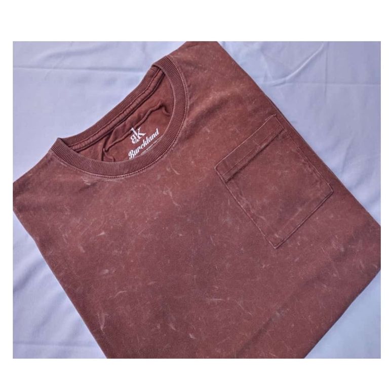 Polo Básico para Hombre Jaspeado Rojo