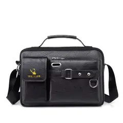 GENERICO - Makeway - Morral Bolso Hombre cuero PU