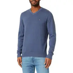 TOMMY HILFIGER - SWEATER CLASSIC COTTON V NECK TH