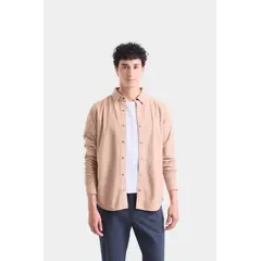 VELEZ - Vélez Camisa Manga Larga Para Hombre Gamuza Arena