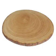 GENERICO - Bandeja Rústica de Madera 25 cm