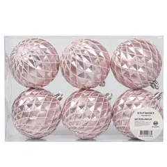 BARBIE - Set Bolas Navidad Arbol X6 unds 8cm Modelo 5