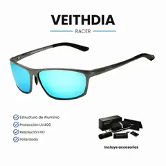 VEITHDIA - Lentes de Sol Racer - Polarizados - UV400